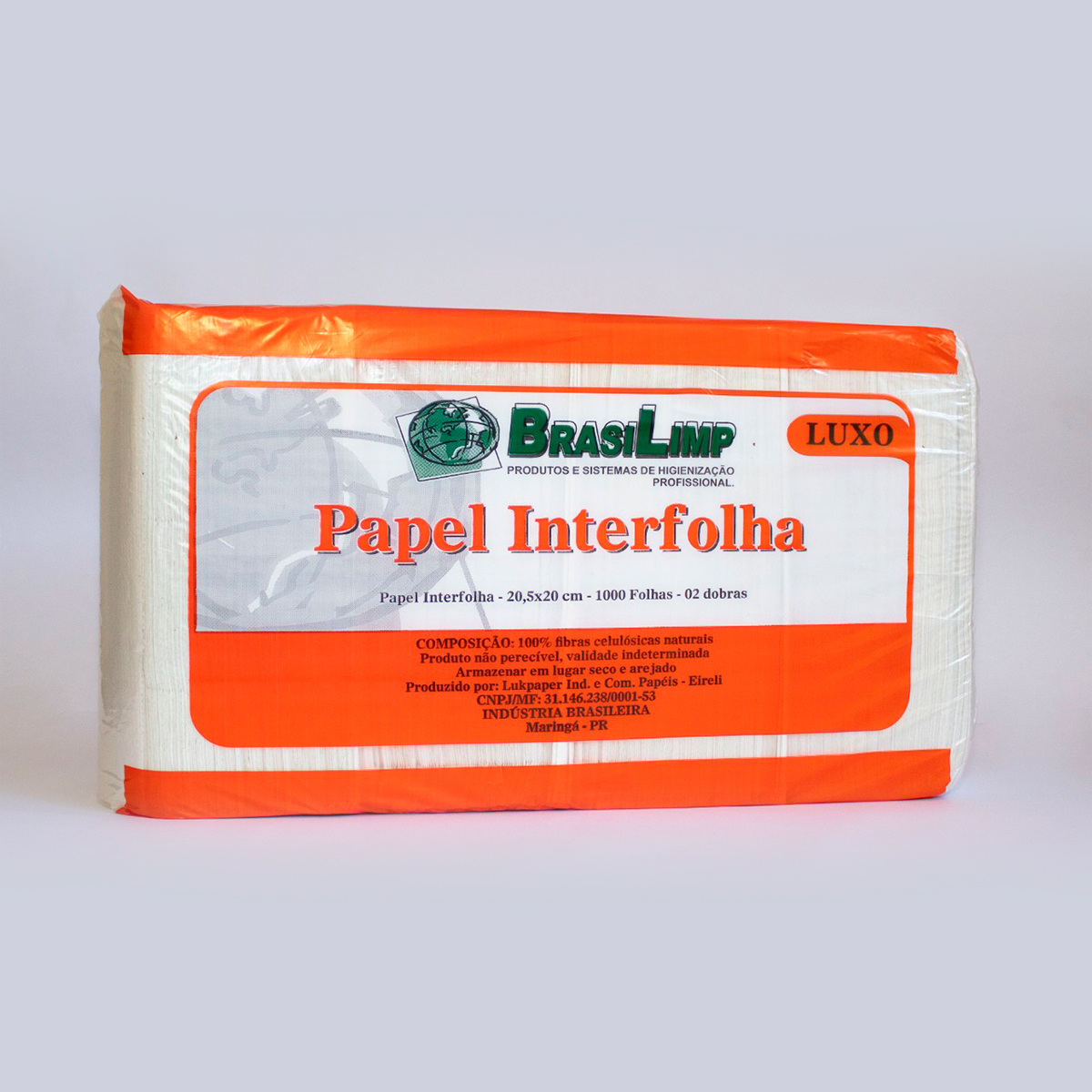Papel Interfolha Luxo - Brasilimp