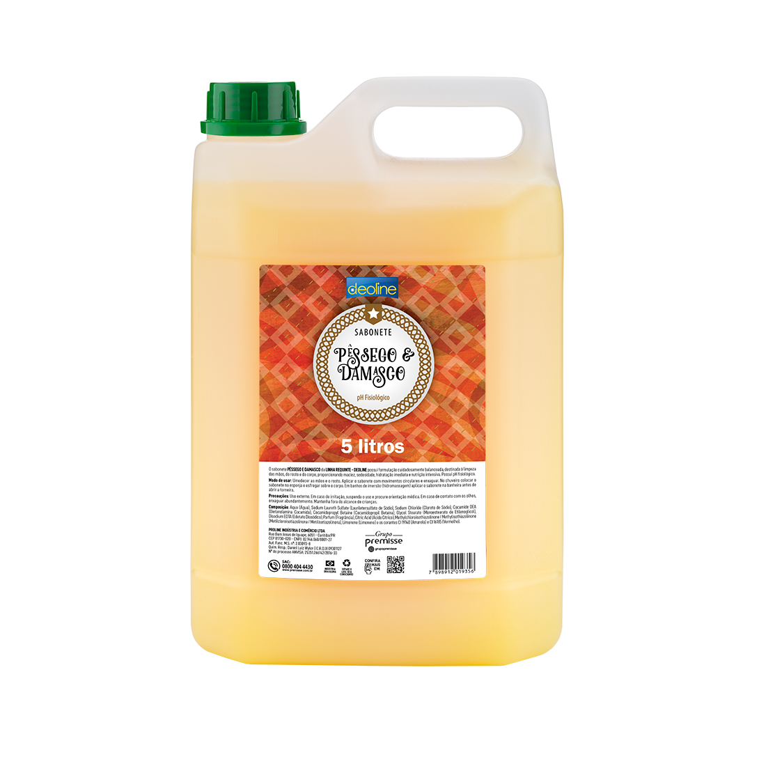 Sabonete Cremoso Pêssego e Damasco