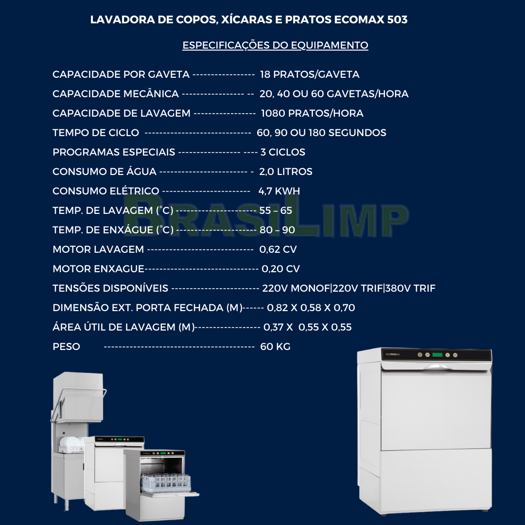 Lavadora de Louças Ecomax 503 - Imagem 2